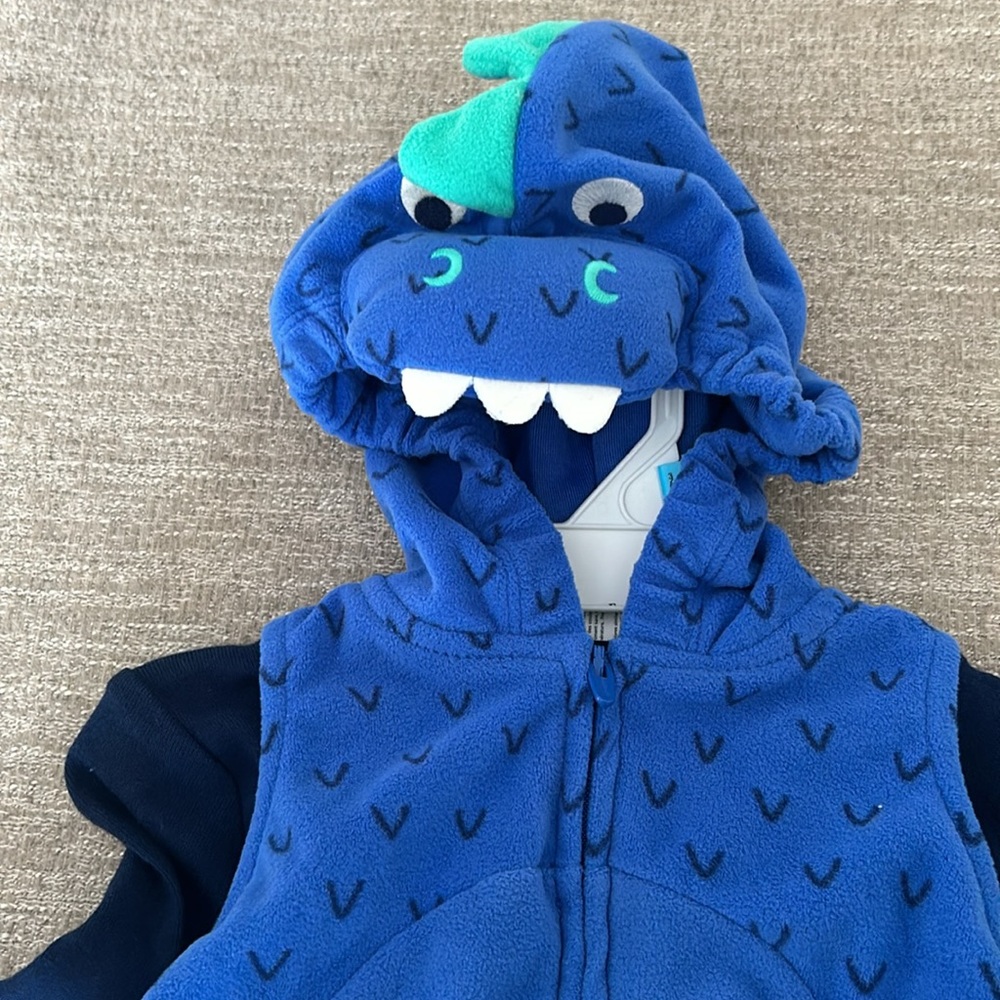 Carters Dinosaur Costume size 3-6 mo. NWT. - Picture 2 of 10